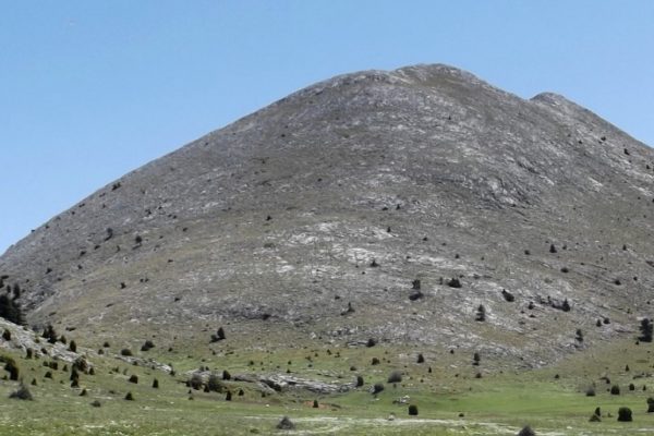 The summit of mount Parnonas